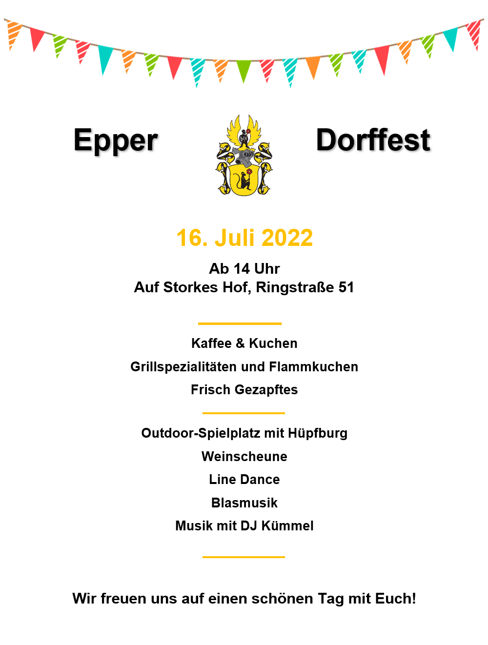 Flyer Dorffest